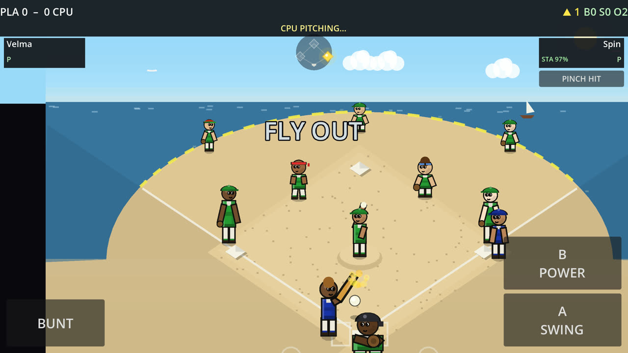 Beach ballpark with sand infield and ocean beyond the outfield