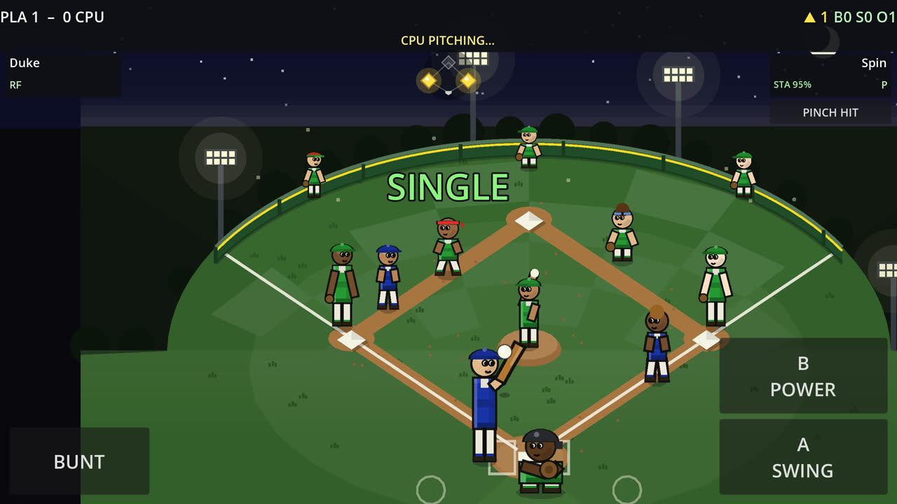 The Night Game under stadium floodlights